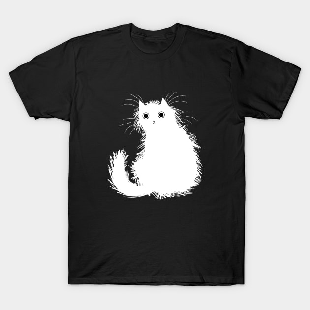 Moggy (No.1) white version T-Shirt by sonhouse5